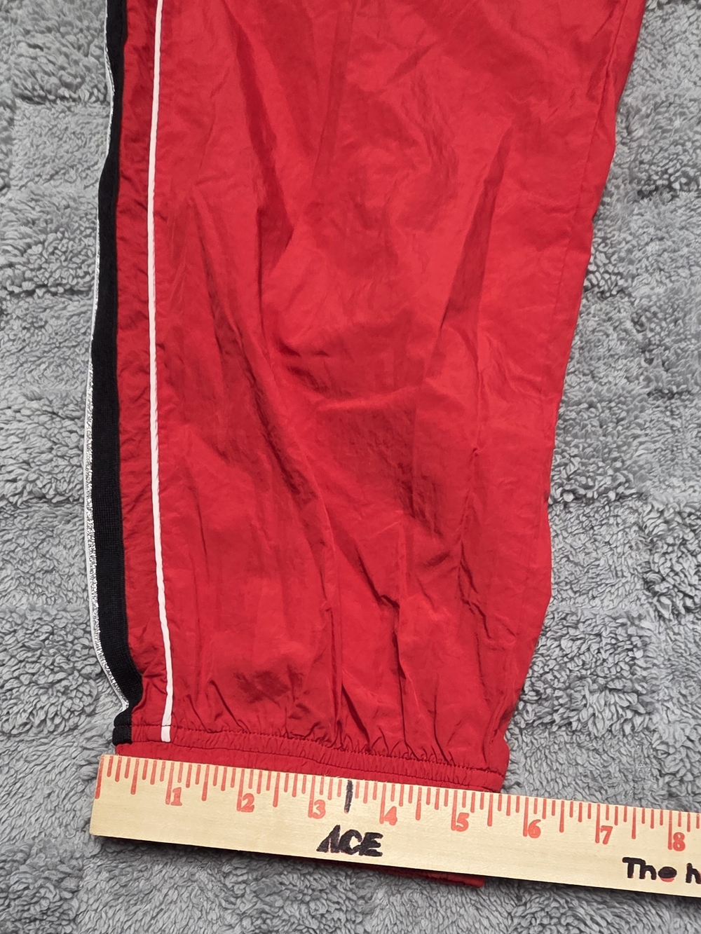 PINK Women Activewear Pants Large Red Jogger Windbreaker Victoria's Secret - Picture 5 of 11